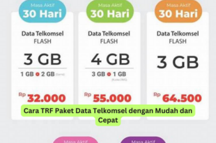 Cara TRF Paket Data Telkomsel dengan Mudah dan Cepat