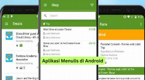 Aplikasi Menulis di Android