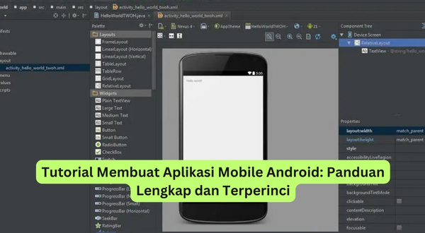 Tutorial Membuat Aplikasi Mobile Android Panduan Lengkap dan Terperinci