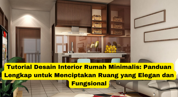 Tutorial Desain Interior Rumah Minimalis Panduan Lengkap untuk Menciptakan Ruang yang Elegan dan Fungsional