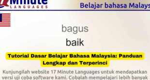 Tutorial Dasar Belajar Bahasa Malaysia Panduan Lengkap dan Terperinci